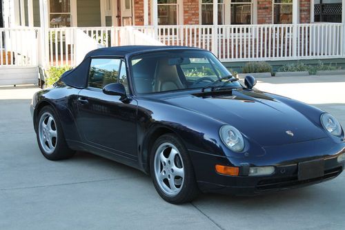 1995 Porsche 911 Carrera Cabriolet - 993 - Midnight Blue Metallic, US $22,950.00, image 2