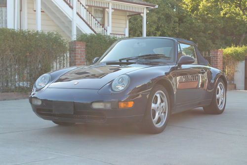 1995 Porsche 911 Carrera Cabriolet - 993 - Midnight Blue Metallic, US $22,950.00, image 4