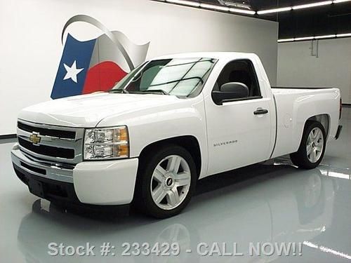 2011 chevy silverado reg cab 20" wheels lowered 42k mi texas direct auto