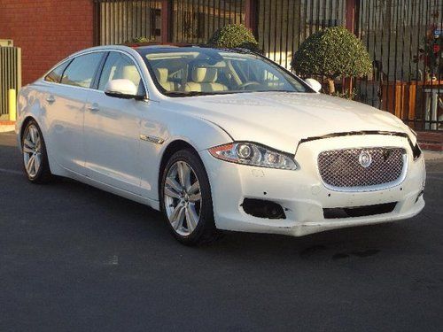 2011 jaguar xjl damaged salvage only 34k miles loaded runs! luxurious nice color
