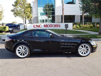 2006 mercedes benz slr mclaren coupe black on black / low miles / serviced