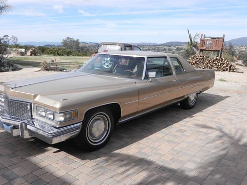 1975 cadillac coup deville  18,000 miles