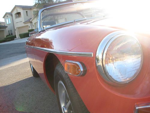 1973 MGB Chrome Bumper, Great Shape, Many New Parts, image 3