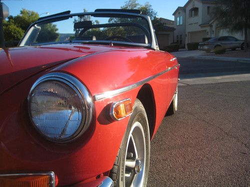 1973 MGB Chrome Bumper, Great Shape, Many New Parts, image 4