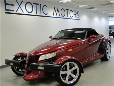 2002 chrysler prowler conv't! blk-softtop chrome-whls pioneer-cd-plyr 19k-miles!