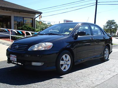 NO RESERVE 2004 TOYOTA COROLLA S 1.8L 4-CYL AUTO MOONROOF CLEAN NICE!, image 2