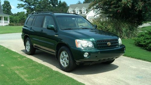 2001 toyota highlander limited sport utility 4-door 3.0l