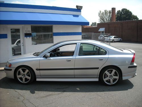 2004 volvo s60r awd bsr silver tan leather sunroof new tires auto/geartronic