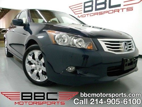 2010 honda accord sdn ex-l chrome whls clean carfax htd seat