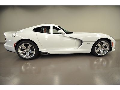 2014 srt viper srt viper white red interior "new" trades welcome