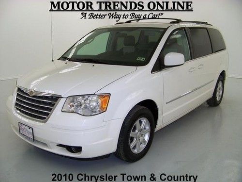 2010 chrysler town &amp; country touring plus dual dvd rearcam two tone leather 43k