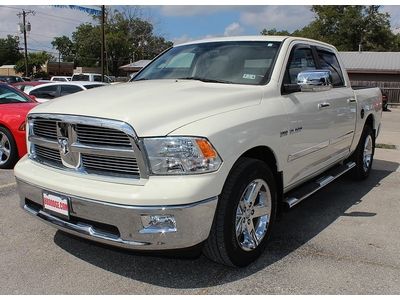 5.7l hemi v8 slt lone star mp3 chrome package running boards spray-in bedliner