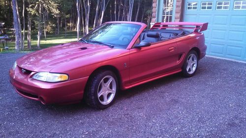 1998 ford mustang svt cobra convertible 2-door 4.6l supercharged!