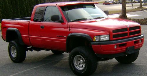 1998 dodge ram 1500 laramie slt sport lifted quad cab low miles!