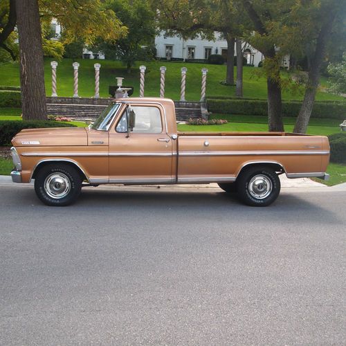 1967 ford f100 ranger rust free original survivor a/c automatic pb stunning!