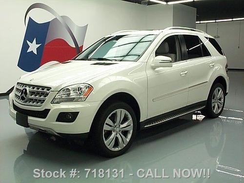 2011 mercedes-benz ml350 sunroof nav rear cam 20's 26k texas direct auto