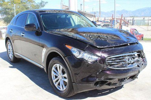 2011 infiniti fx35 awd damaged salvage runs! low miles loaded rear view camera!!