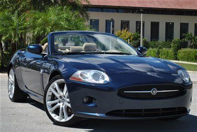 2007 jaguar xk convertible - luxury pkg - 20" wheels - original florida car