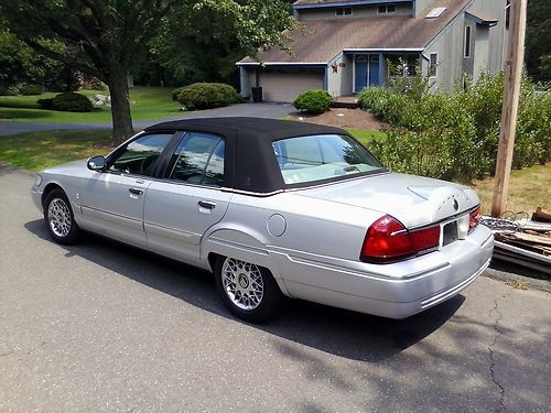 2001 mercury grand marquis gs luxury black tie edition 74k mile fla car