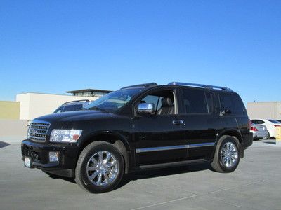 2010 4x4 4wd black v8 leather navigation dvd sunroof miles:32k 3rd row suv