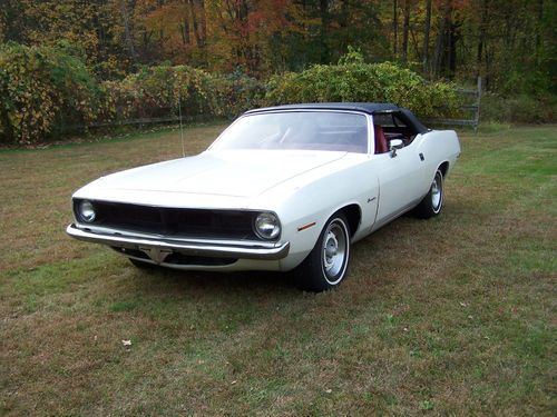 1970 plymouth barracuda convertible