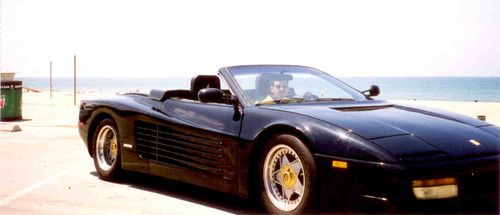 1987 convertible ferrari testarossa replica (buily on 1987 pontiac fiero gt)