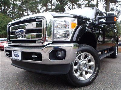 Lariat ford super duty f-250 srw 4wd low miles crew cab truck automatic diesel 6