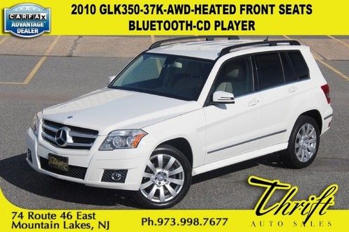 10 glk350-37k-awd-heated front seats-bluetooth-cd player-tinted windows