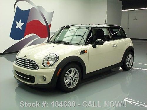 2012 mini cooper turbo 6-speed pano sunroof only 5k mi texas direct auto