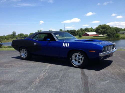 1971 plymouth cuda 440 6 pack pistol grip 4 speed super nice car hard to find