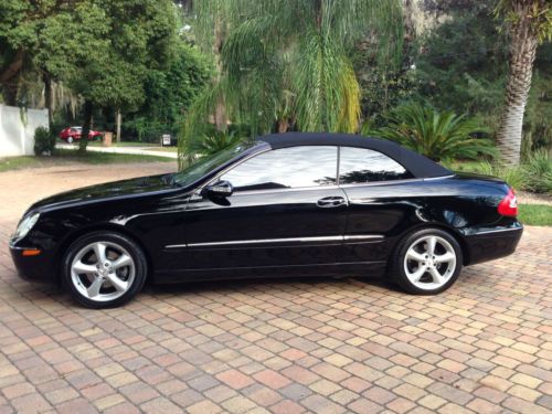 2005 Mercedes-Benz CLK320 Convertible-1-owner-Low Mileage-FLA-kept-Triple Black, US $16,875.00, image 2