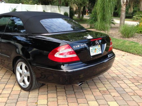 2005 Mercedes-Benz CLK320 Convertible-1-owner-Low Mileage-FLA-kept-Triple Black, US $16,875.00, image 5
