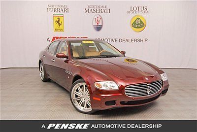 2005 maserati quattroporte~executive package~comfort package~rear tables~in az