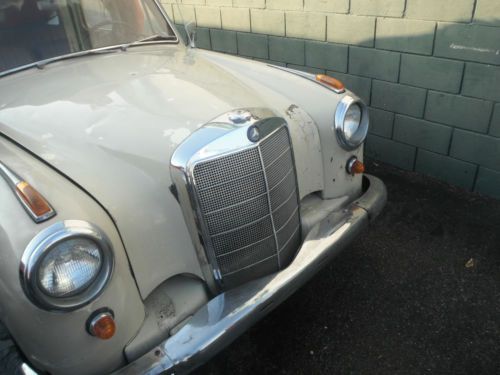 1959 mercedes 219se 4 doors 4 speed