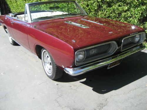 1968 plymouth barracuda 318 2 door c o n v e r t i b l e