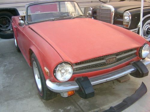 1974 triumph tr 6, needs cosmetic restoration,calif 2 owner car 38kmiles no rust