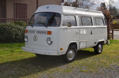1977 volkswagen vw volkswagon bus camper pop top aluminum v8 215 cid van