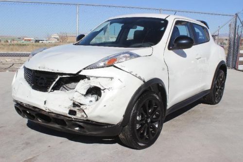 2013 nissan juke s awd damaged rebuilder only 4k miles loaded priced to sell!!