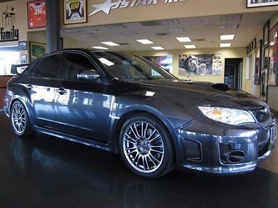 12 subaru impreza wrx sti sedan gray 27k miles