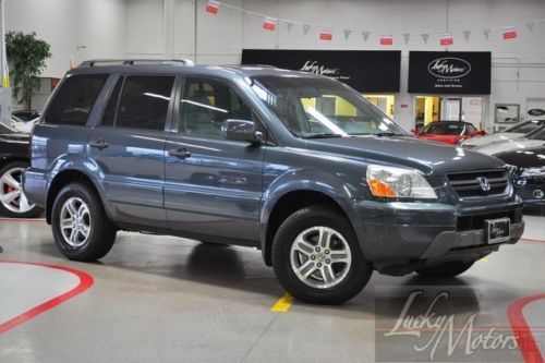 2005 honda pilot ex-l with navi, 3rd row, heated leather, cd, roof rack, sunroof