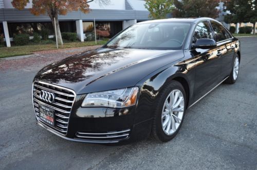 2011 audi a8 4.2l quattro night vision clean carfax 1 owner loaded low miles
