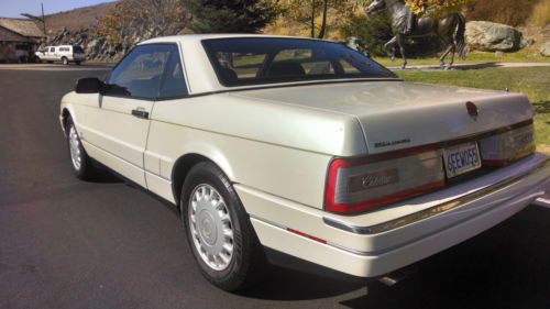 Rare 1993 Pearl Italian Cadillac Allante, Factory Fitted Hard Top, Northstar LCD, image 5