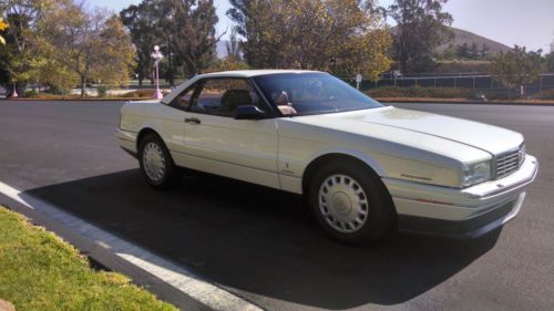Rare 1993 Pearl Italian Cadillac Allante, Factory Fitted Hard Top, Northstar LCD, image 6