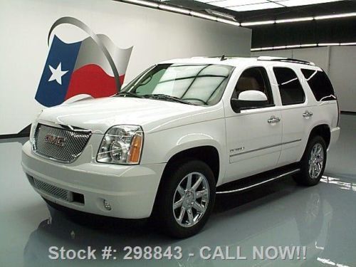 2009 gmc yukon denali sunroof nav rear cam dvd 20&#039;s 42k texas direct auto