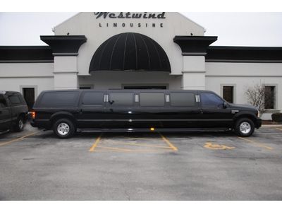Limo, limousine, ford, excursion, stretch, luxury, black, 2005, mega stretch