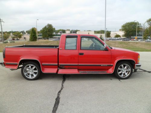 1993 red chevy c1500 pickup