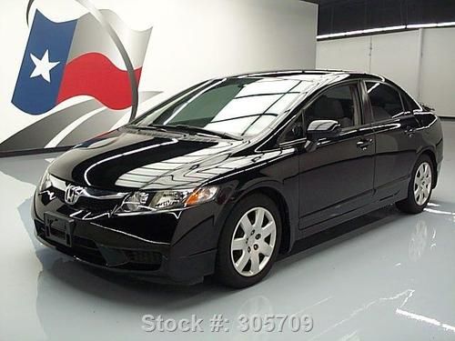 2009 honda civic lx sedan auto cruise control 64k miles texas direct auto