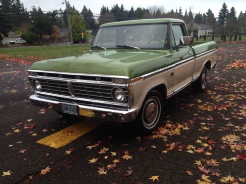 1973 ford f-100 ranger barn find 36,921 original miles