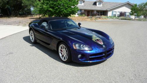 Award winning, custom dodge viper convertable, 515 hp, v-10, black on black