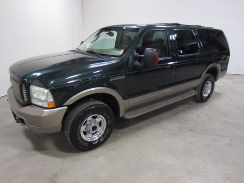 04 ford excursion  eddie bauer 6.0l turbo diesel 4x4 leather thrid row 80+ pics